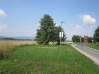 Místo, kde v Bernarticích stála finanční stanice, do které v roce 1952 vystěhovali rodinu Zamastilovu