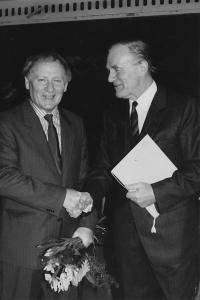 Jiří Hruška a Radovan Lukavský