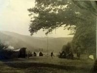 tábořiště 18.oddílu, nejspíš 1935