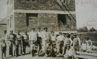 Stavební práce v Malšovicích v roce 1934