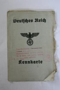 Kennkarte - osobní doklad z 2. světové války