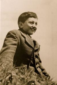 John Freund as a young boy