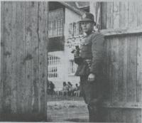 Brána internačního tábora Svatobořice