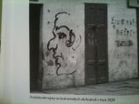 protižidovské nápisy v Hodoníně