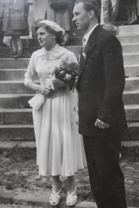 Wedding photo, 1956
