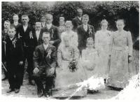 Svatba rodičů, Pozděchov, 1911