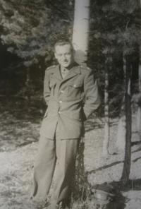 Josef at the end of his military service (September 1948)