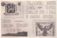 Svěcení sokolské standarty v Murnau