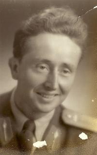 Manžel Růženy Válkové Alois Válka v době vojenské služby