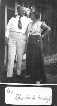 Grandmother Marta and grandfather Adolf Novotný