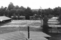 Celkový pohled na tábor v Bělči z třicátých let