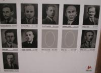 Fotografie mužů, kteří byli 5. května 1945 zavražděni v Javoříčku Lüdemannovým komandem