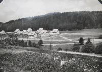 Javoříčko v roce 1951 po novém vybudování