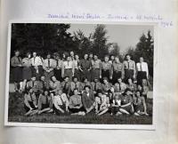 The wood school at Zvonice in the 1946
