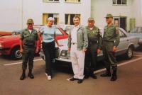 U Medical Command v roce 1972 (Pravoslav Špoula uprostřed)