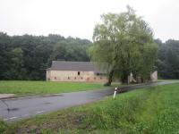 Bývalý zámeček (statek) Alberta Bude v Bukové zbořený po povodních v roce 2009. Stav v roce 2014.