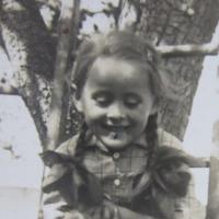 Hermine Jetelinová as a little girl