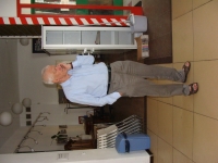 Kornel Morawiecki in Solidarność Walcząca's office in Wrocław