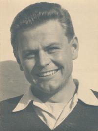Rudolf Skaunic v 1. ročníku vysoké školy (1954)