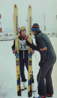 Pavel Ploc, 8. místo na závodě ve Štrbském plesu 1984, nejlepší z československých skokanů