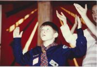 American Scout in Church of the Apostles