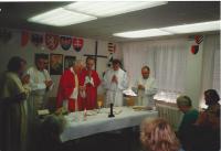 S plzeňským biskupem Františkem Radkovským v Mnichově