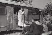 Misijní autobus - Kirche in Not, Německo 50. léta