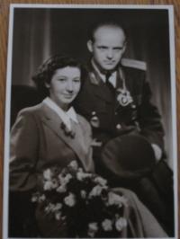Jaruška Žolčáková s manželem