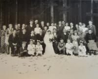 The wedding of Elvíra and Tomáš Rábek in Hraničky