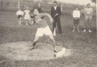 Athlete Seidl, competition DTJ Rokycany, 23th August 1942