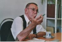 Jaroslav Haidler v redakci Průboje v 90. letech