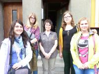 Alena Tichá během natáčení