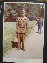 Vaclav Malek in military uniform