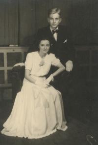 S partnerkou v tanečních