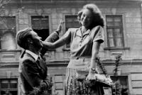 S budoucím manželem Jaroslavem Hladěm 