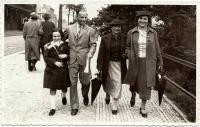 Weil family in Prague, Eva is the first person from the left