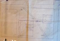 Nákres věznice ve Zlíně a místa předávání motáků
