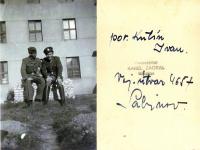 Ivan Kutín (on the right), year 1949