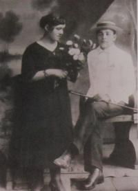 Rodíče Žofie Nájemníková a Antonín Ludvík za svobodna
