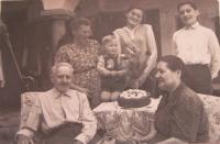 Rodina Ludvikových v Úsově.