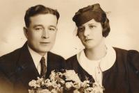 Antonín a Anna Malinovi, svatební foto
