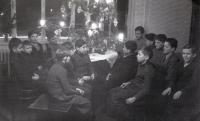 Ivan Kania in scout clubroom (on the right) (1941)