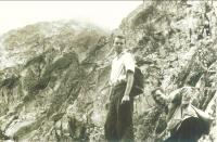 Vysoké Tatry - climbing on mount Gerlach (8th September 1962)