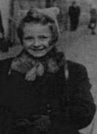 Dagmar Knorrová as a child
