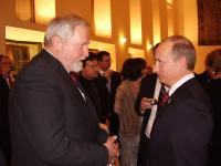 Alexej Kelin a Vladimír Putin, setkání na Pražském Hradě, 2006