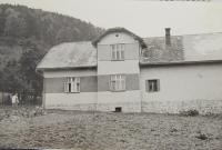 Rodný dům Marie Hromádkové v osadě Pružiny