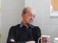 Otto Seidler se studenty během natáčení