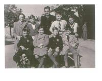 Otto Seidler během internace na mladoboleslavském hradě, 1940-1942