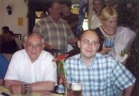 Václav Kelnar (vlevo) na rodinné oslavě