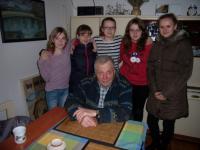 Se studenty při natáčení